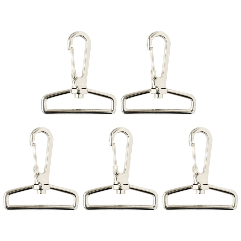 日本紐釦貿易 バッグ用ナスカン 40mm 10個入 シルバー S27-609-S (ご注文単位1束)【直送品】