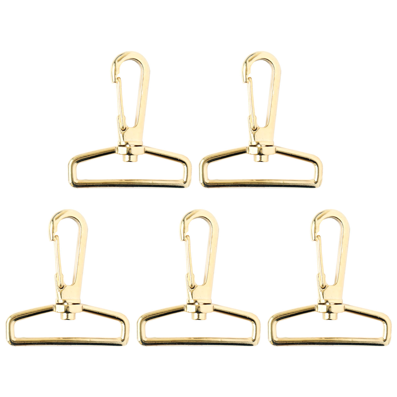 日本紐釦貿易 バッグ用ナスカン 40mm 10個入 ゴールド S27-610-G (ご注文単位1束)【直送品】