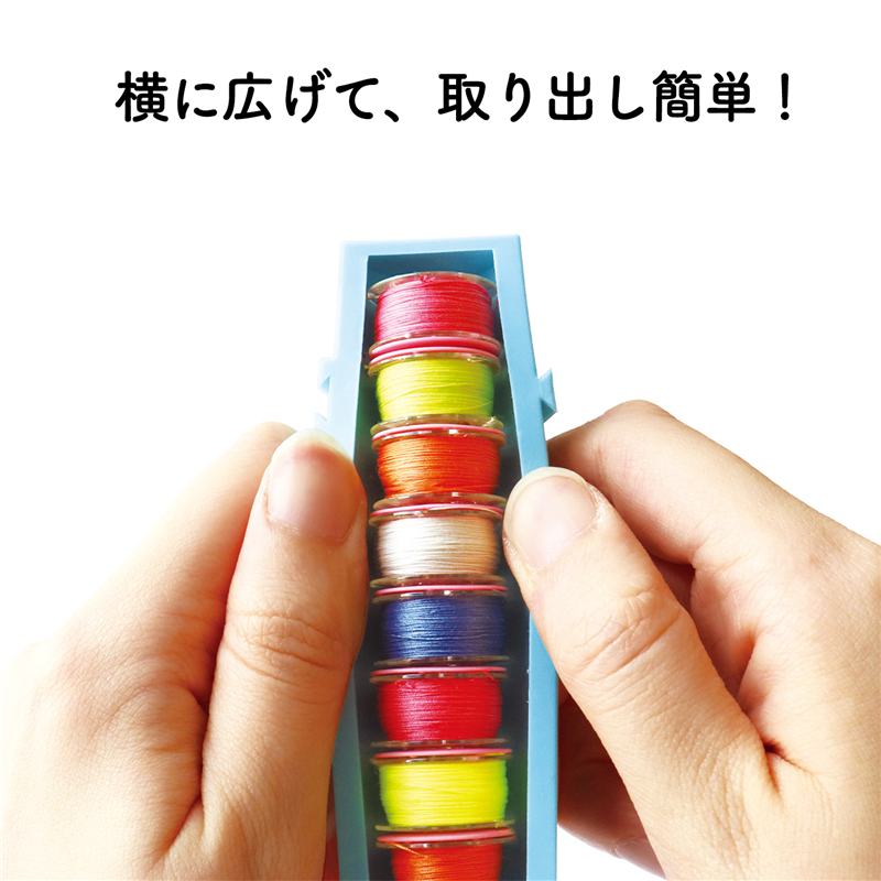 日本紐釦貿易 ボビンコンテナ サイズ約15cm×2.8cm ピンク NI-05435 (ご注文単位1個)【直送品】