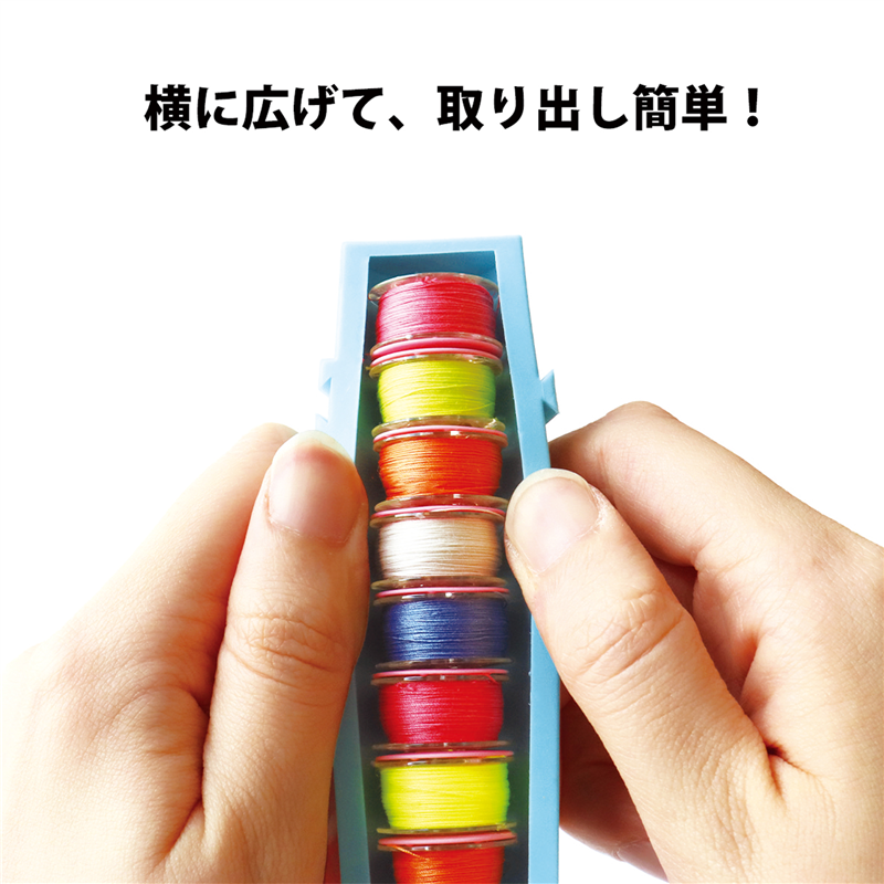 日本紐釦貿易 ボビンコンテナ サイズ約15cm×2.8cm ピンク NI-05435 (ご注文単位1個)【直送品】