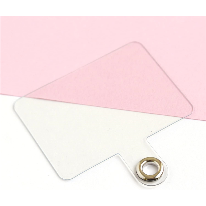 日本紐釦貿易 スマホストラップホルダーパーツ ハトメタイプ 1枚入 クリア SS-CL （ご注文単位1束）【直送品】