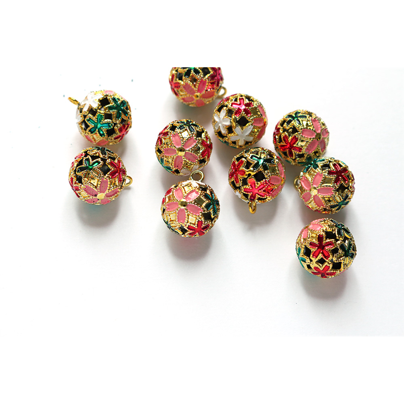 日本紐釦貿易 梅鈴 花鈴 小サイズ -桜カラー鈴- 1個 F6-73 (ご注文単位1個)【直送品】