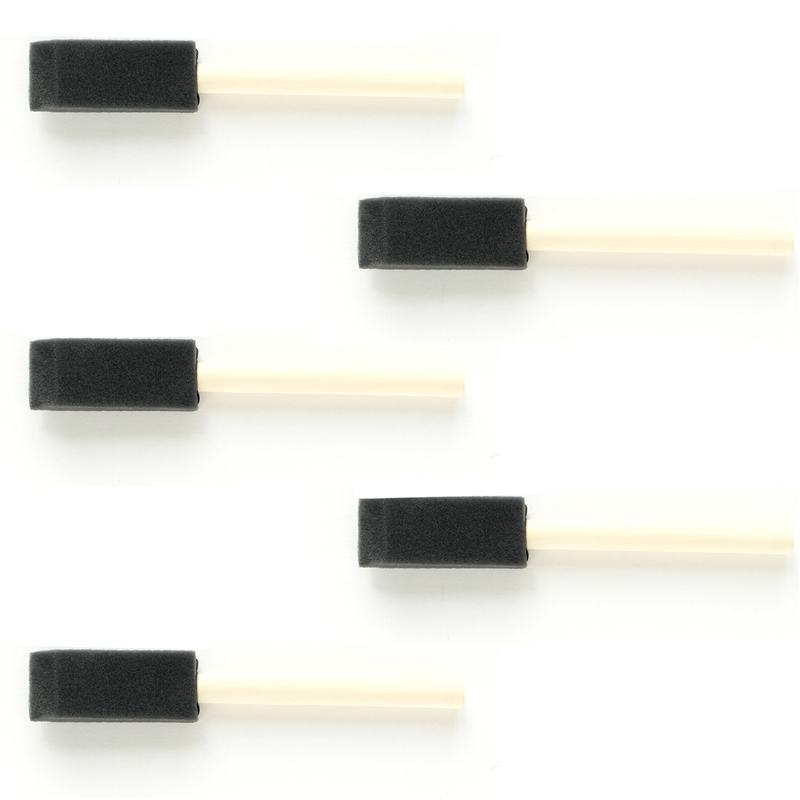 日本紐釦貿易 スポンジブラシ 小 幅約2.54cm 5本入 Y54281 (ご注文単位1セット)【直送品】