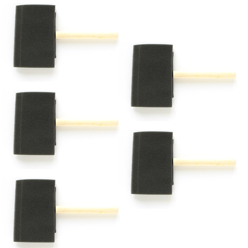 日本紐釦貿易 スポンジブラシ 特大 幅約10.16cm 5本入 Y54284 (ご注文単位1セット)【直送品】