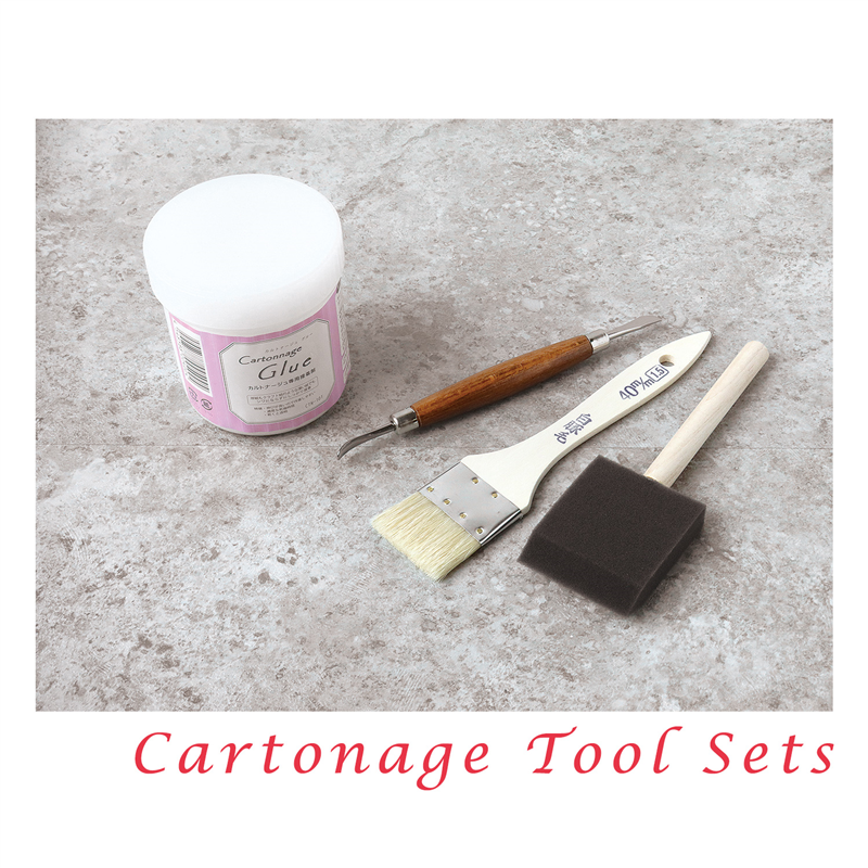 日本紐釦貿易 カルトナージュツールセット必要な道具4点セット CTN-STRSET (ご注文単位1セット)【直送品】