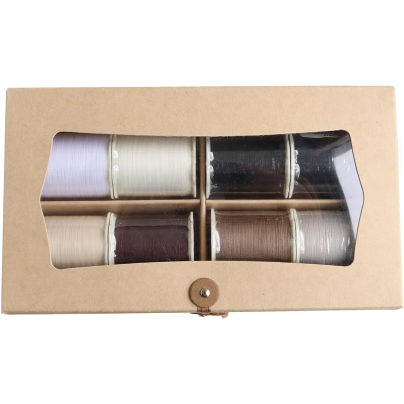 日本紐釦貿易 フジックス(FUJIX) シャッペキルター 8色セット 定番カラー 250m巻 50番 FK77-A-SET （ご注文単位1セット）【直送品】