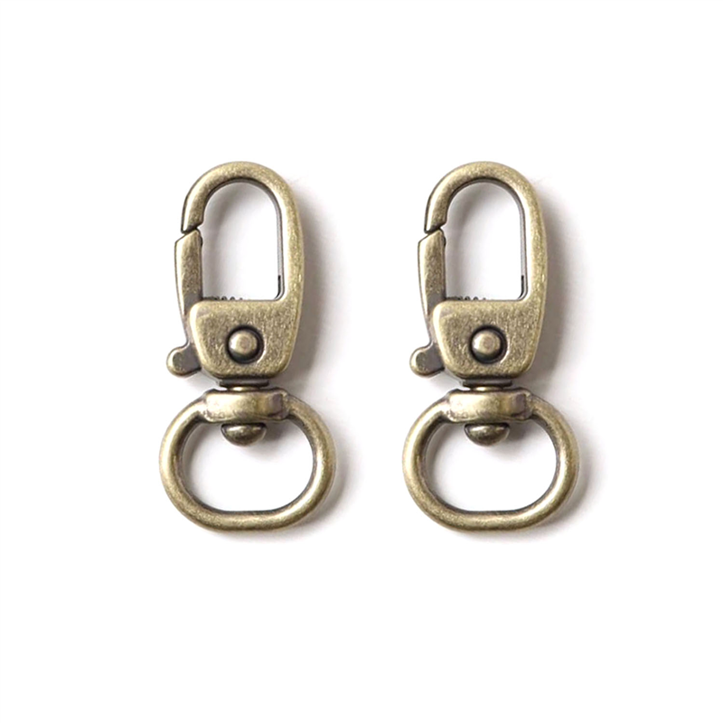 日本紐釦貿易 ミニナスカン アンティークゴールド 10個入 S27-623AG (ご注文単位1束)【直送品】