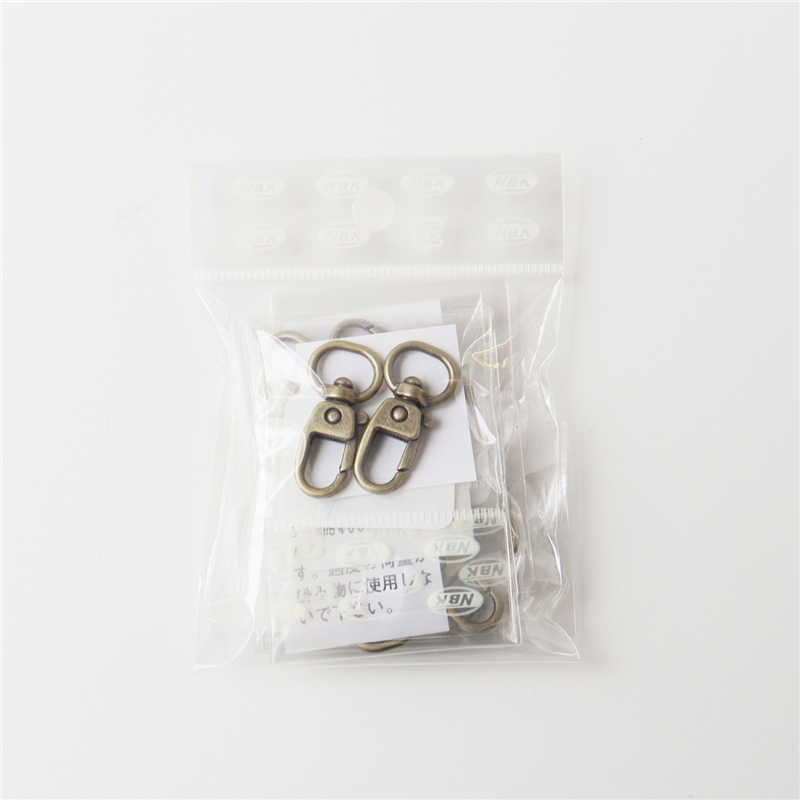 日本紐釦貿易 ミニナスカン アンティークゴールド 10個入 S27-623AG (ご注文単位1束)【直送品】