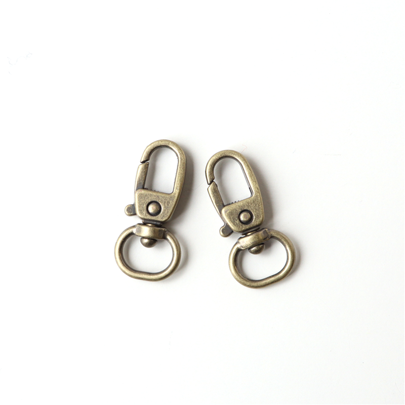 日本紐釦貿易 ミニナスカン アンティークゴールド 10個入 S27-623AG (ご注文単位1束)【直送品】