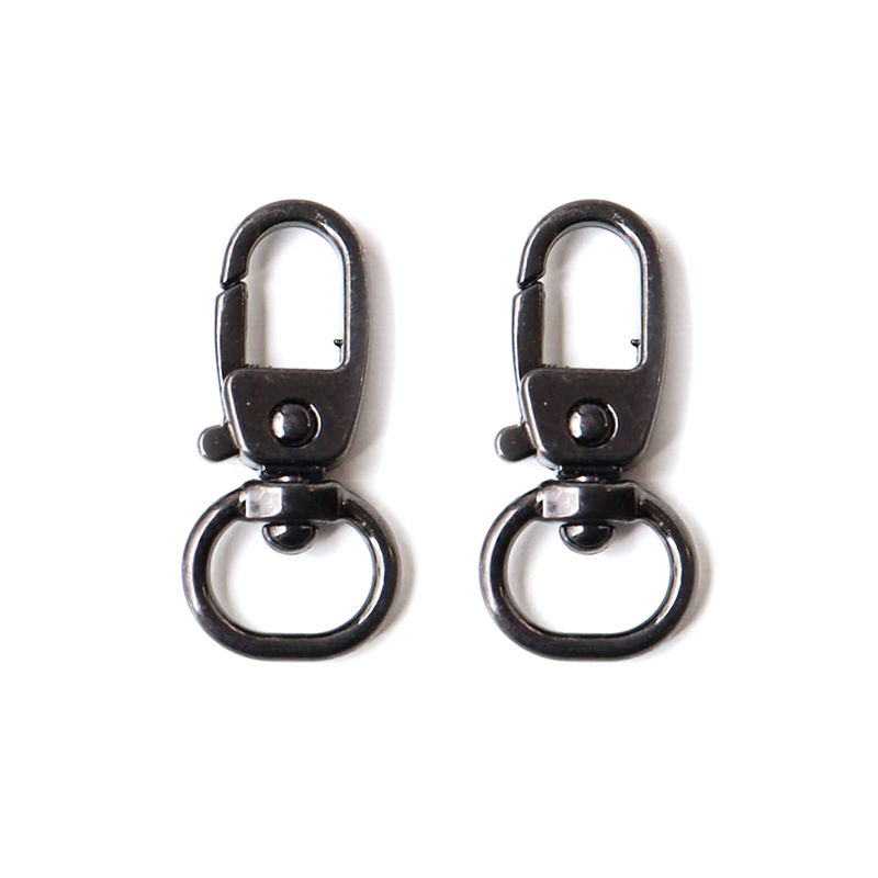 日本紐釦貿易 ミニナスカン ブラックニッケル 10個入 S27-624-BN (ご注文単位1束)【直送品】