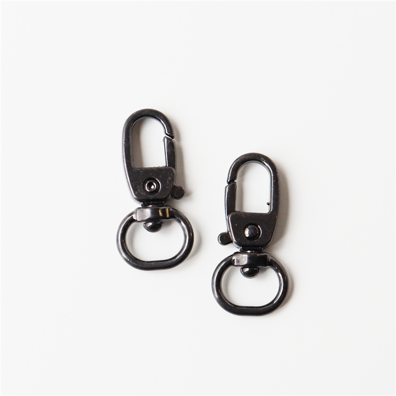 日本紐釦貿易 ミニナスカン ブラックニッケル 10個入 S27-624-BN (ご注文単位1束)【直送品】