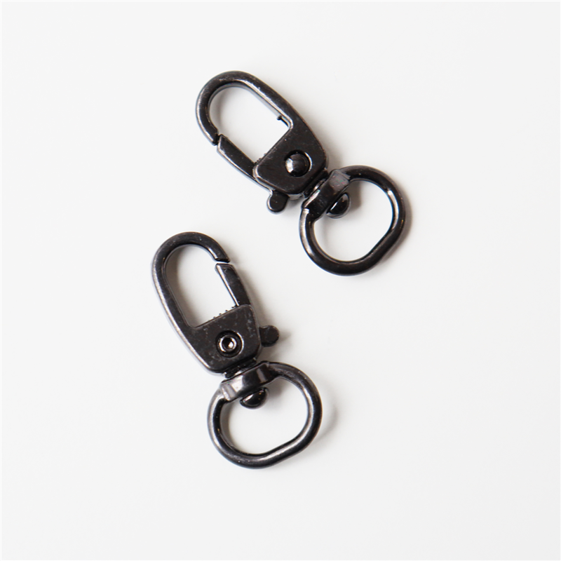 日本紐釦貿易 ミニナスカン ブラックニッケル 10個入 S27-624-BN (ご注文単位1束)【直送品】