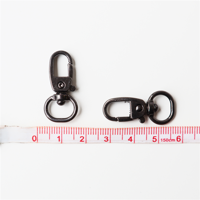 日本紐釦貿易 ミニナスカン ブラックニッケル 10個入 S27-624-BN (ご注文単位1束)【直送品】