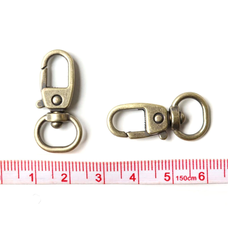 日本紐釦貿易 ミニナスカン アンティークゴールド 2個入 S27-623AG (ご注文単位1箱)【直送品】