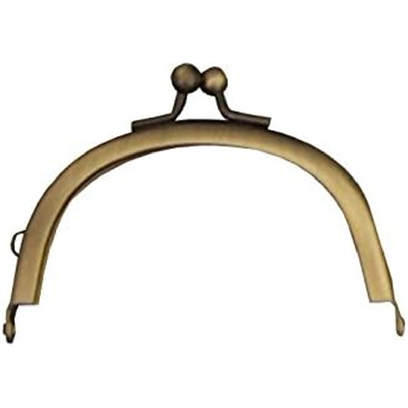 日本紐釦貿易 差し込みタイプミニ口金 外径約W7.5×H5.5cm SK3-AG （ご注文単位1個）【直送品】