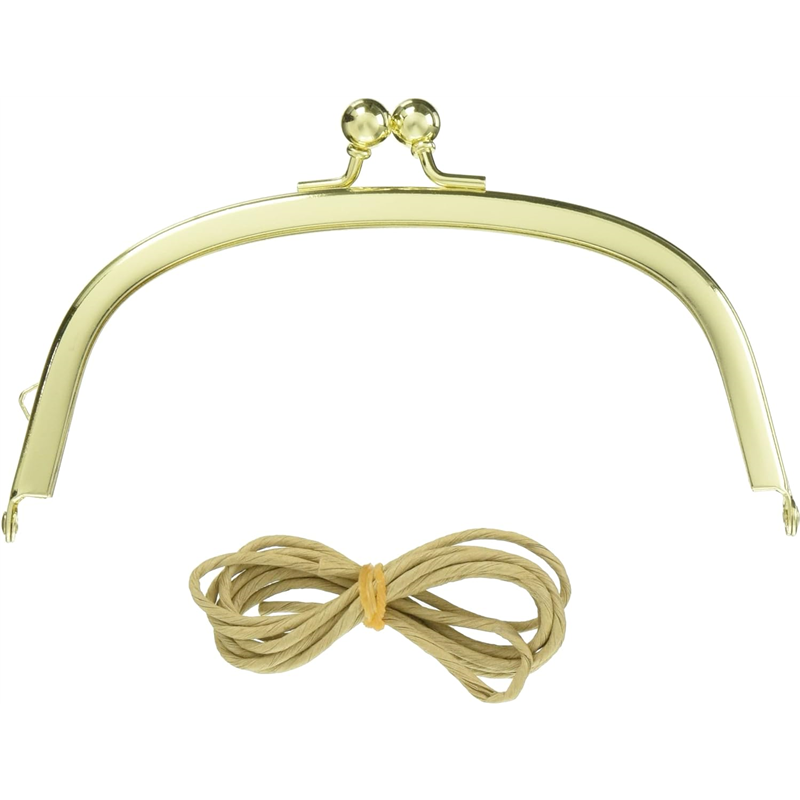 日本紐釦貿易 差し込みタイプ口金 外径約W11.8×H6.5cm SK6-G （ご注文単位1個）【直送品】