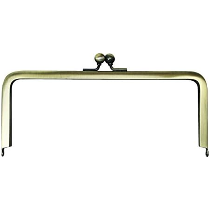 日本紐釦貿易 差し込みタイプ口金 外約W18×H9cm SK19-AG （ご注文単位1個）【直送品】