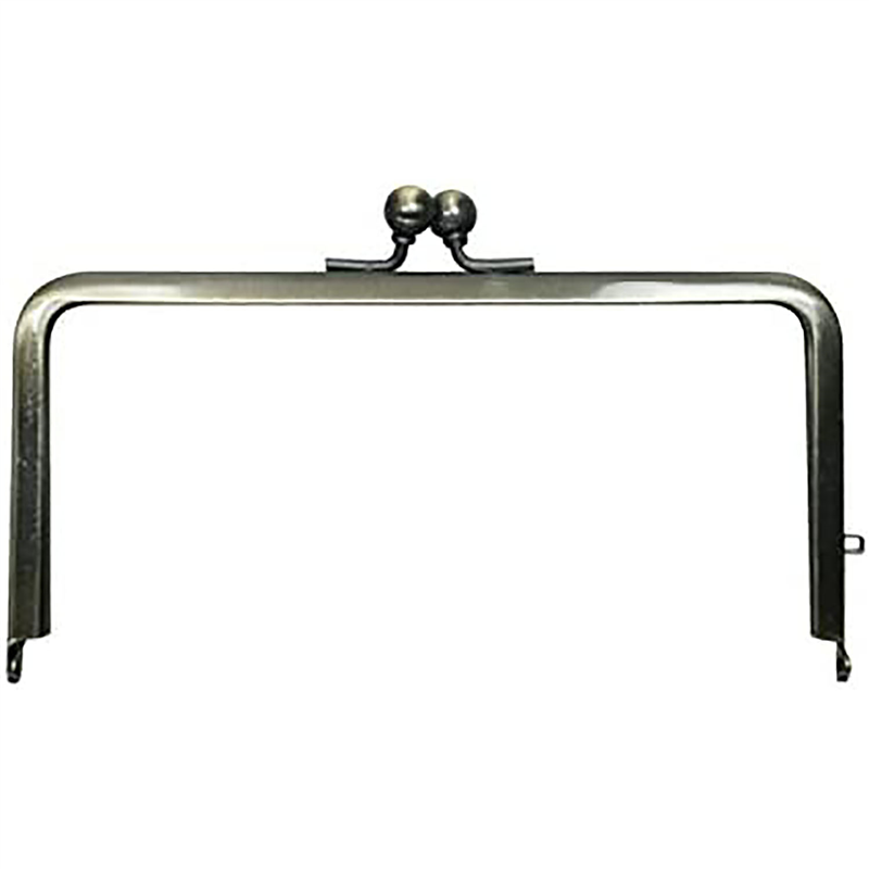 日本紐釦貿易 差し込みタイプ口金 外約W15.2×H9cm SK20-AG （ご注文単位1個）【直送品】