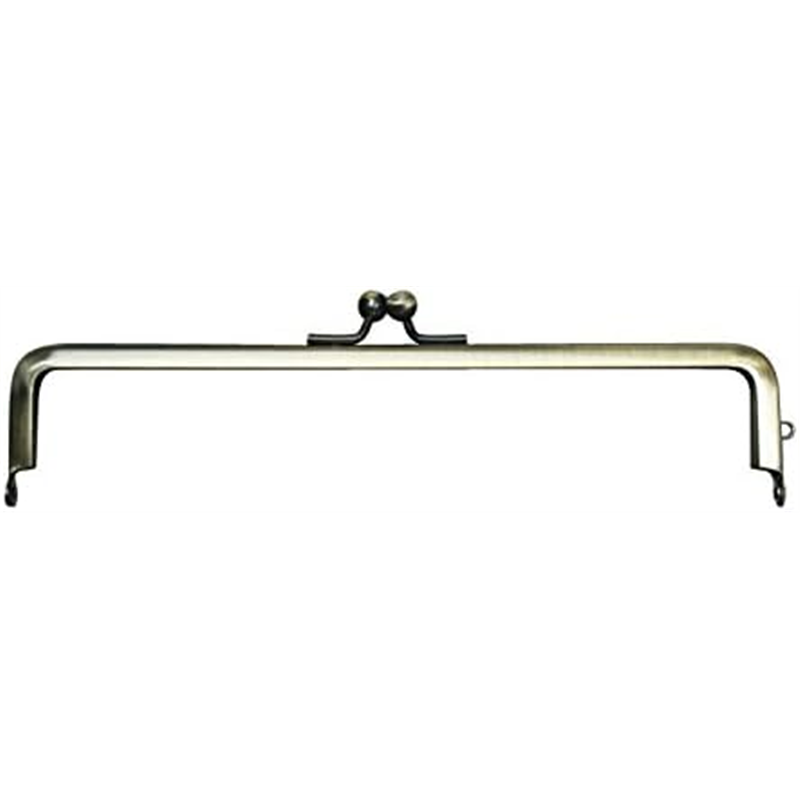 日本紐釦貿易 差し込みタイプ口金 外約W16.5×H4.7cm SK22-AG （ご注文単位1個）【直送品】