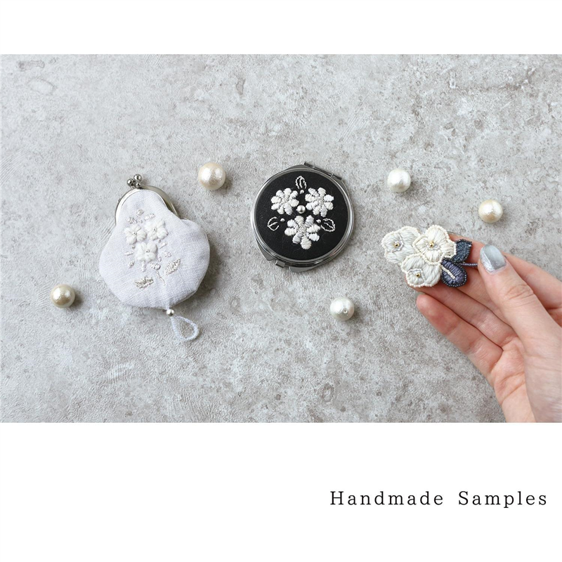 日本紐釦貿易 刺しゅう基本セット 3SET-NEMBASE （ご注文単位1セット）【直送品】