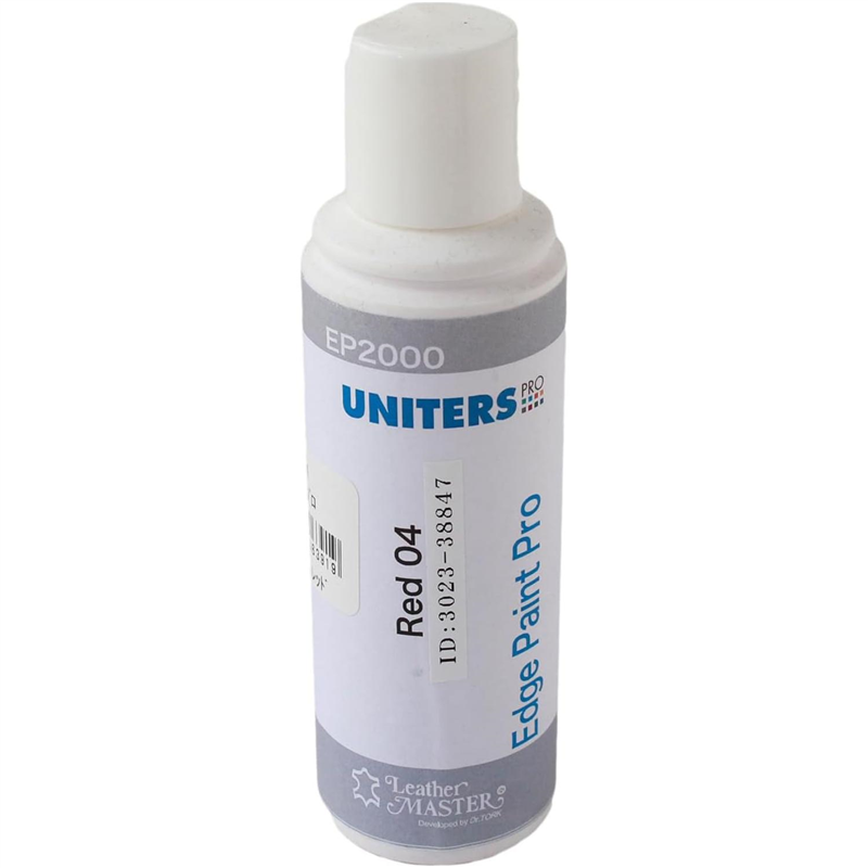 日本紐釦貿易 ユニタス コバ処理剤 エッジペイント PRO 75ml レッド YNT2000-4 （ご注文単位1本）【直送品】