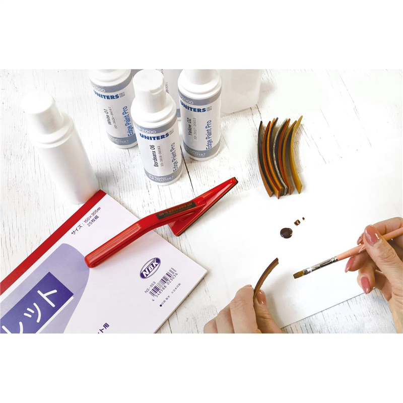 日本紐釦貿易 ユニタス コバ処理剤 エッジペイント PRO 75ml ブラック YNT2000-9 (ご注文単位1本)【直送品】