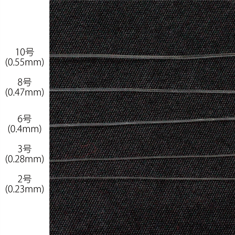 日本紐釦貿易 アクセサリー製作用ナイロンテグス 10号 0.55mm 徳用500m巻 KET10-500M (ご注文単位1巻)【直送品】