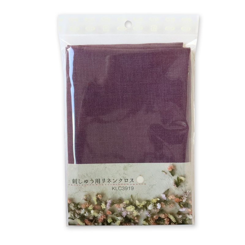 日本紐釦貿易 刺しゅう用リネンクロス 約50×68cm アンティークローズ KLC3919-AR (ご注文単位1枚)【直送品】