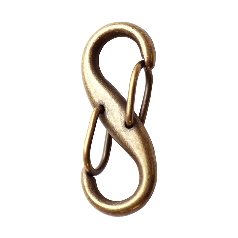 日本紐釦貿易 Wナスカン 3.8×1.6cm 内径0.9cm アンティークゴールド 4個入 S27-104G (ご注文単位1束)【直送品】