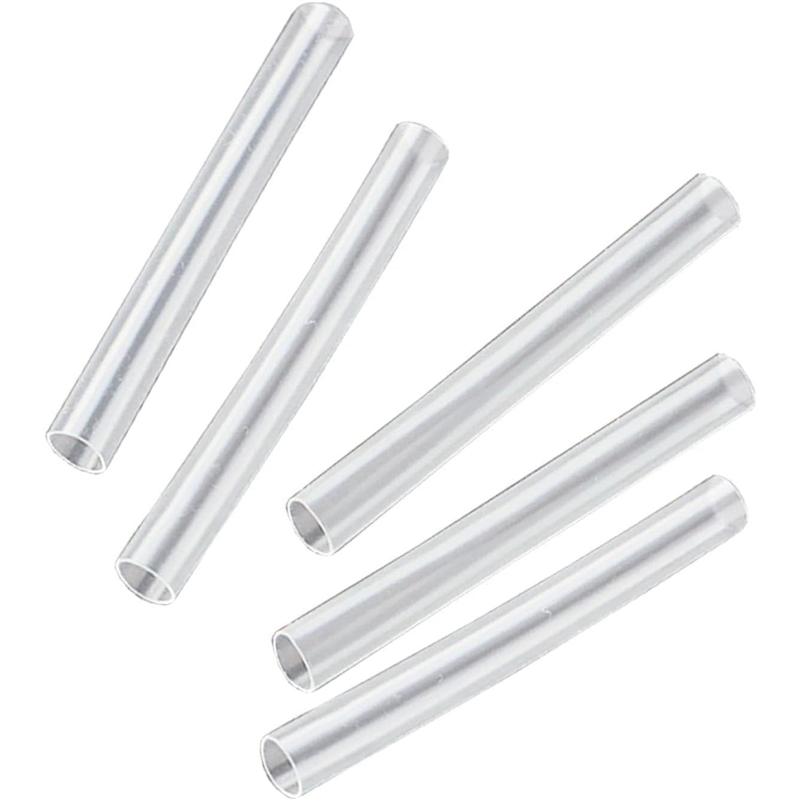 日本紐釦貿易 熱収縮チューブ クリア 長さ約5cm 5本入 5袋セット YHST-CR4-5SET （ご注文単位1セット）【直送品】