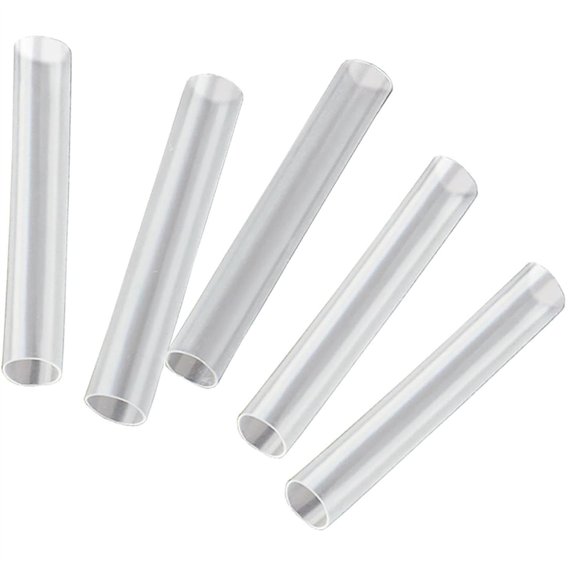 日本紐釦貿易 熱収縮チューブ クリア 長さ約5cm 5本入 5袋セット YHST-CR6-5SET （ご注文単位1セット）【直送品】