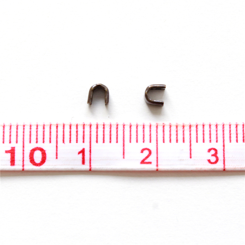 日本紐釦貿易 YKK 3番金属ファスナー用上止め金具 500組入[1000ケ] アンティークゴールド F2-211-500 （ご注文単位1束）【直送品】