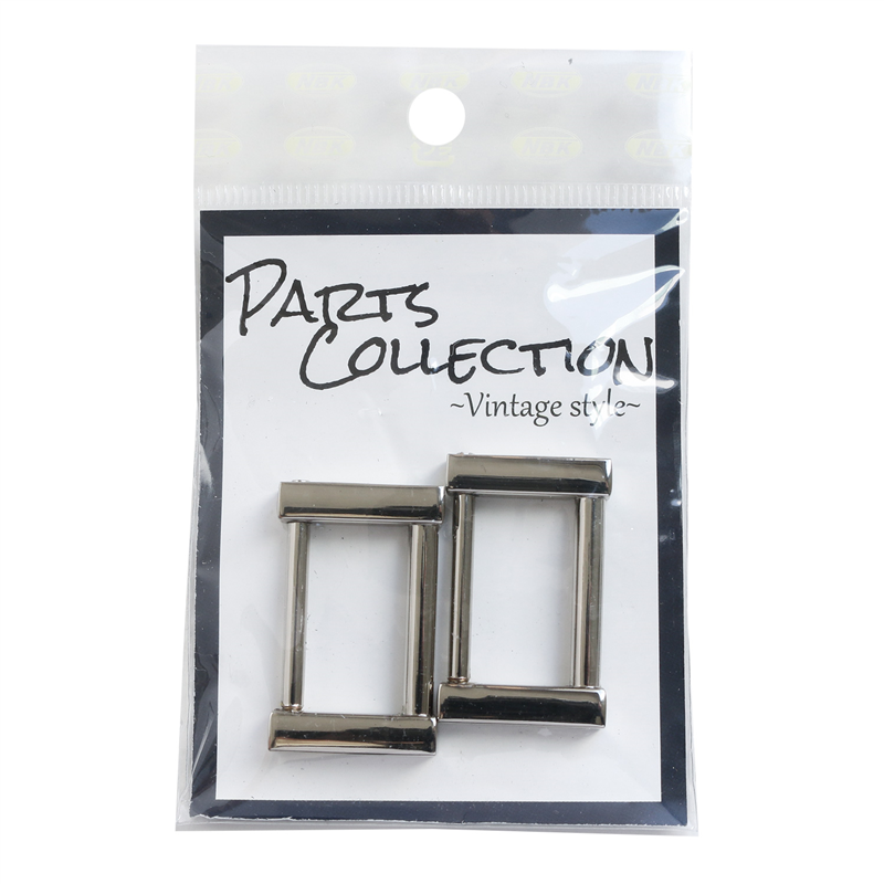 日本紐釦貿易 ネジ式カクカン カクタイプ大 2個 シルバー TYP3598-S-2P (ご注文単位1束)【直送品】