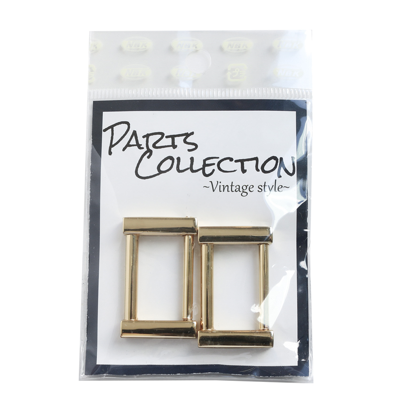 日本紐釦貿易 ネジ式カクカン カクタイプ大 2個 ゴールド TYP3598-G-2P (ご注文単位1束)【直送品】