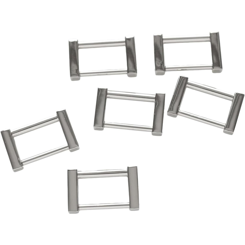 日本紐釦貿易 ネジ式カクカン W3×H1.8㎝ 10個入 シルバー TYP3650-S (ご注文単位1束)【直送品】