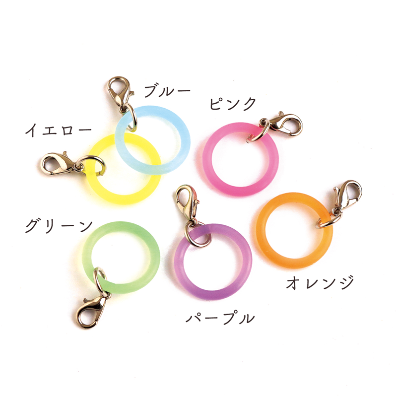 日本紐釦貿易 アンブレラマーカー 5個 オレンジ A13-92 (ご注文単位1束)【直送品】