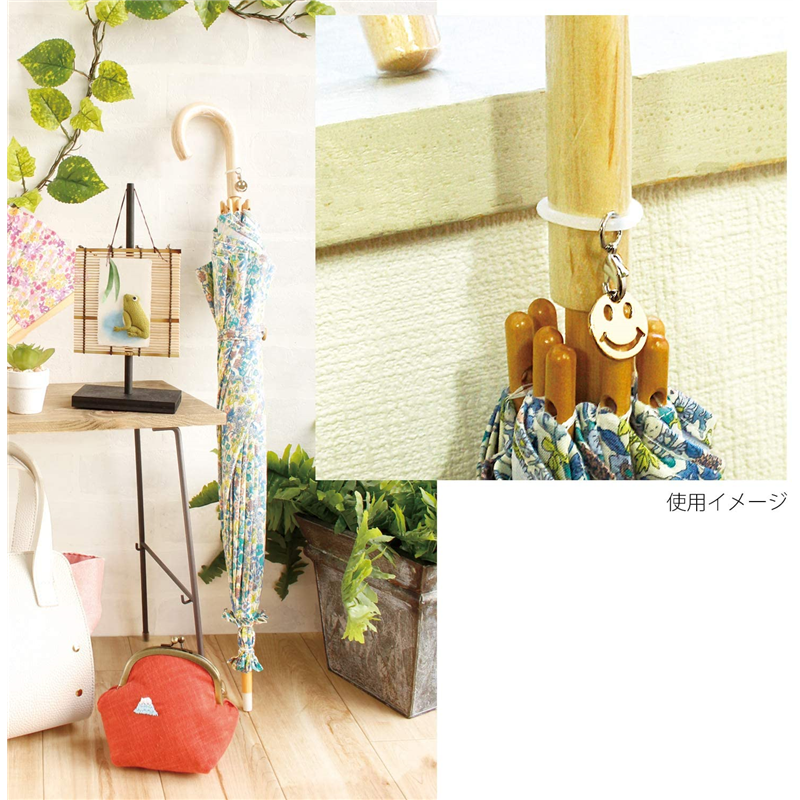 日本紐釦貿易 アンブレラマーカー 5個 パープル A13-96 (ご注文単位1束)【直送品】