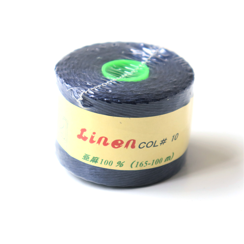 日本紐釦貿易 カラーリネン紐 約φ1mm×100m巻 濃紺 AN165-10 （ご注文単位1巻）【直送品】