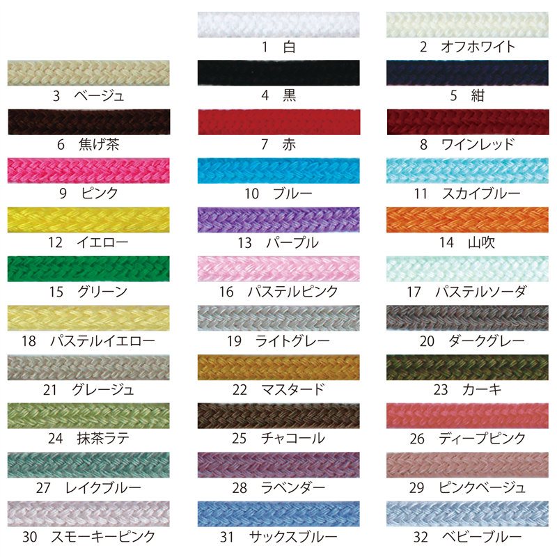 日本紐釦貿易 アクリル手芸用コード φ約3mm×50m ブルー DY100-10 （ご注文単位1巻）【直送品】