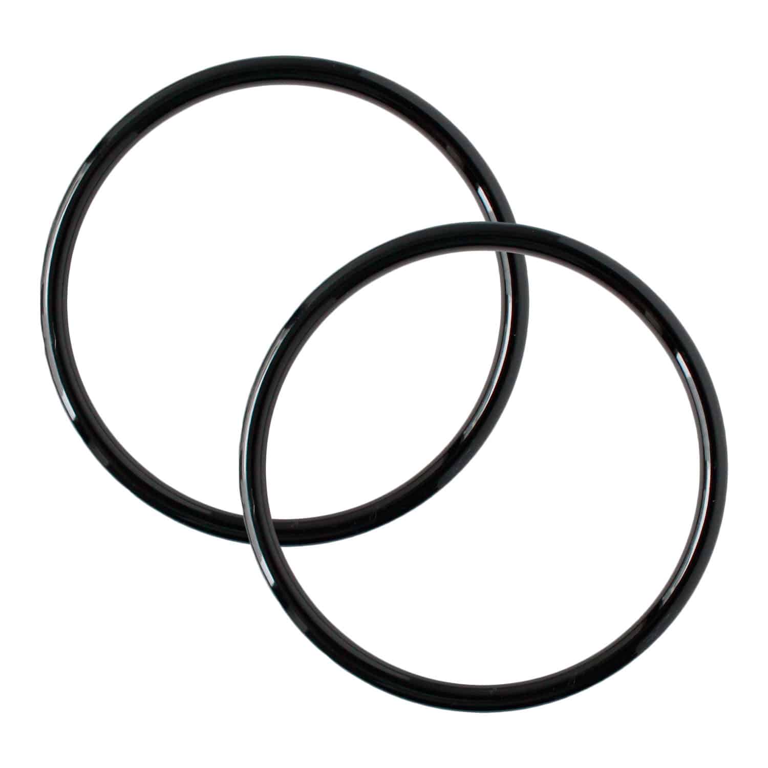 日本紐釦貿易 プラスチックリング プラハンドル 大 内径11cm・外径13cm 黒 P273-L-B (ご注文単位1組)【直送品】