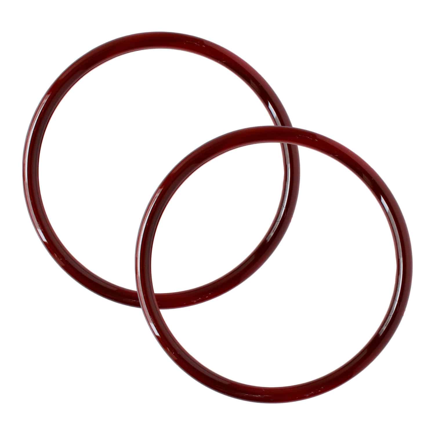 日本紐釦貿易 プラスチックリング プラハンドル 大 内径11cm・外径13cm 茶 P273-L-C (ご注文単位1組)【直送品】