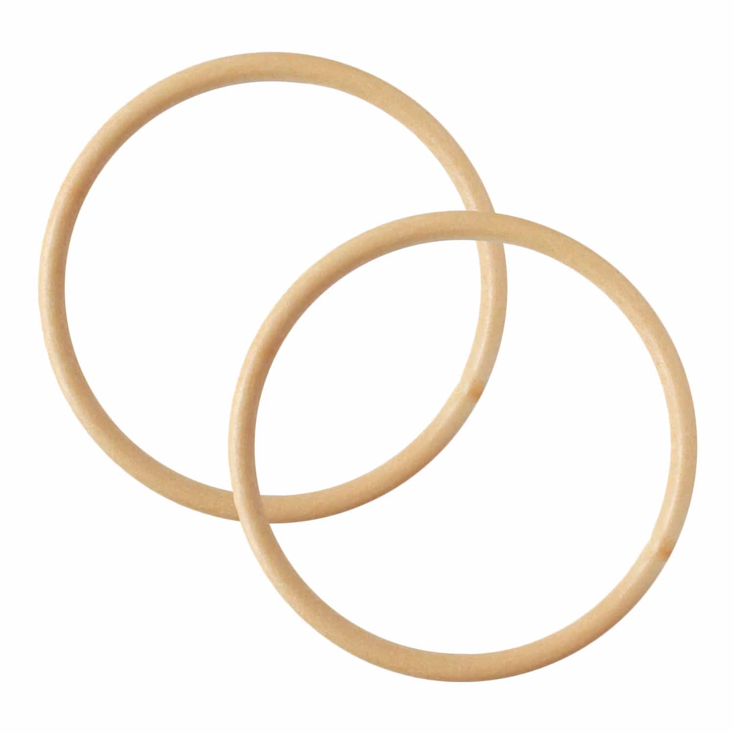 日本紐釦貿易 プラスチックリング プラハンドル 大 内径11cm・外径13cm ベージュ P273-L-E (ご注文単位1組)【直送品】