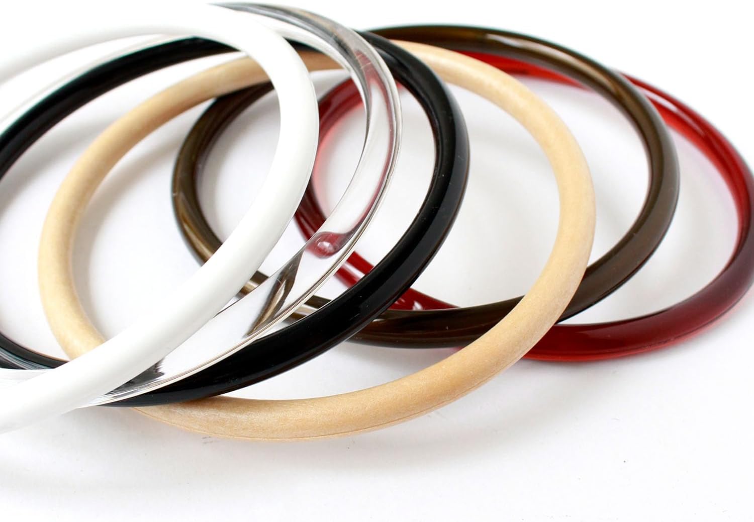 日本紐釦貿易 プラスチックリング プラハンドル 小 内径9cm・外径10.5cm 黒 P273-S-B (ご注文単位1組)【直送品】