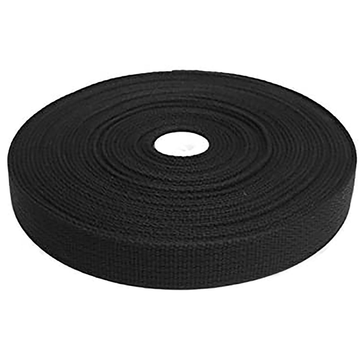 日本紐釦貿易 アクリル手芸用テープ 25mm巾 10m巻 黒 IC2510-4 （ご注文単位1巻）【直送品】