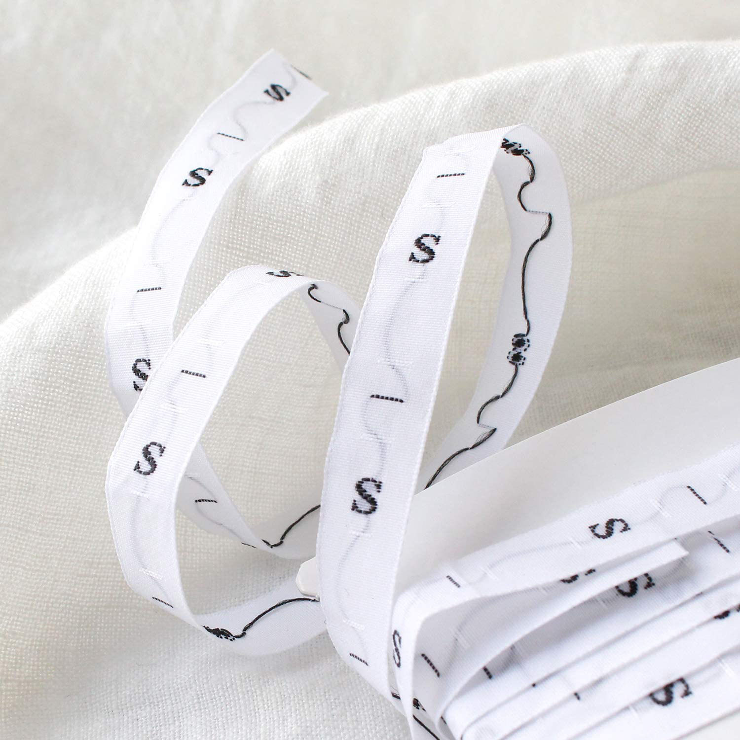 日本紐釦貿易 サイズタグ 100 9mm巾 白 徳用1000枚分 TME-100-1000 (ご注文単位1束)【直送品】