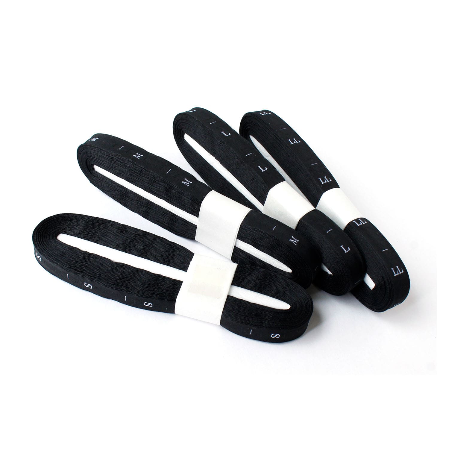 日本紐釦貿易 サイズタグ L 9mm巾 黒 徳用1000枚分 TME-LB-1000 (ご注文単位1束)【直送品】