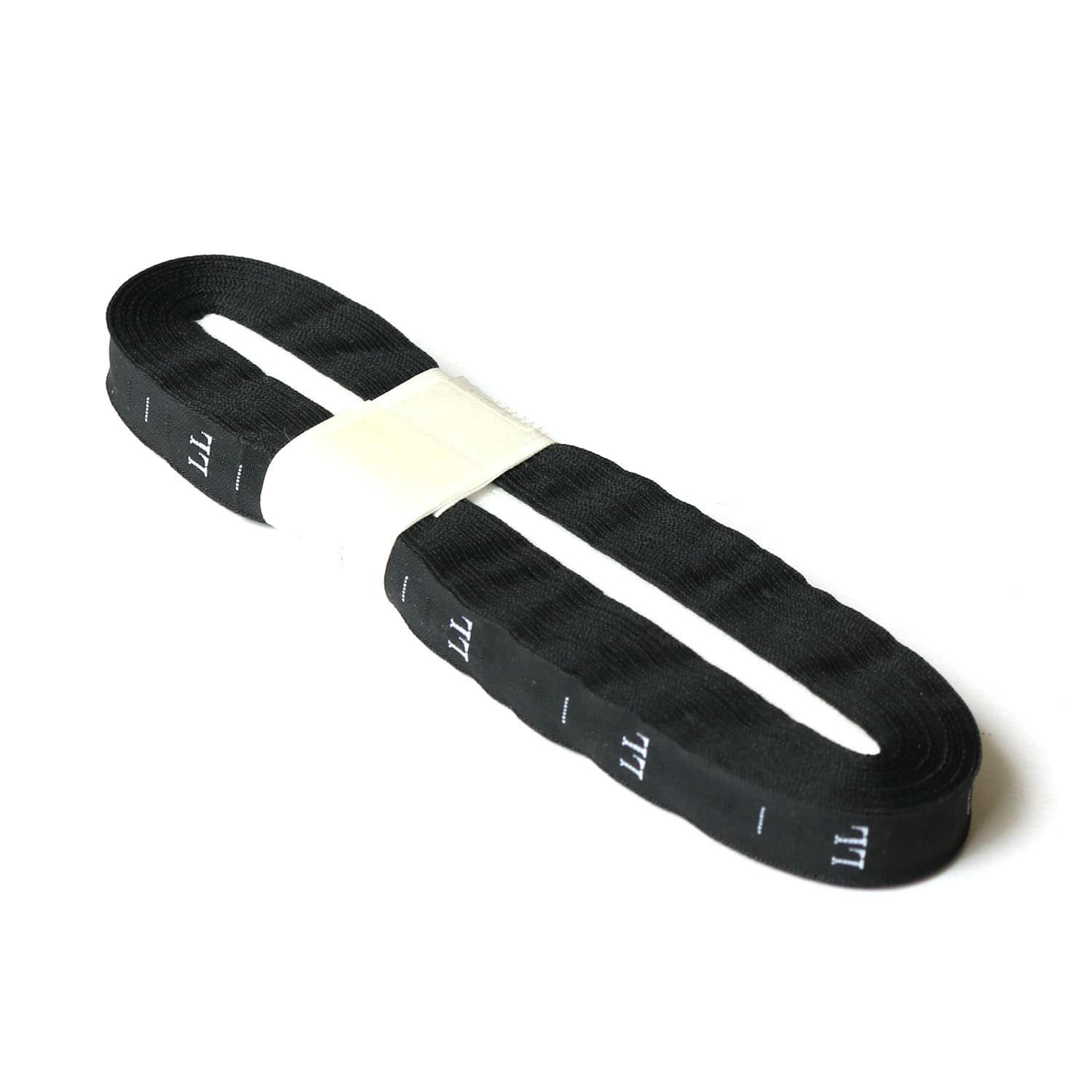 日本紐釦貿易 サイズタグ LL 9mm巾 黒 徳用1000枚分 TME-LLB-1000 (ご注文単位1束)【直送品】