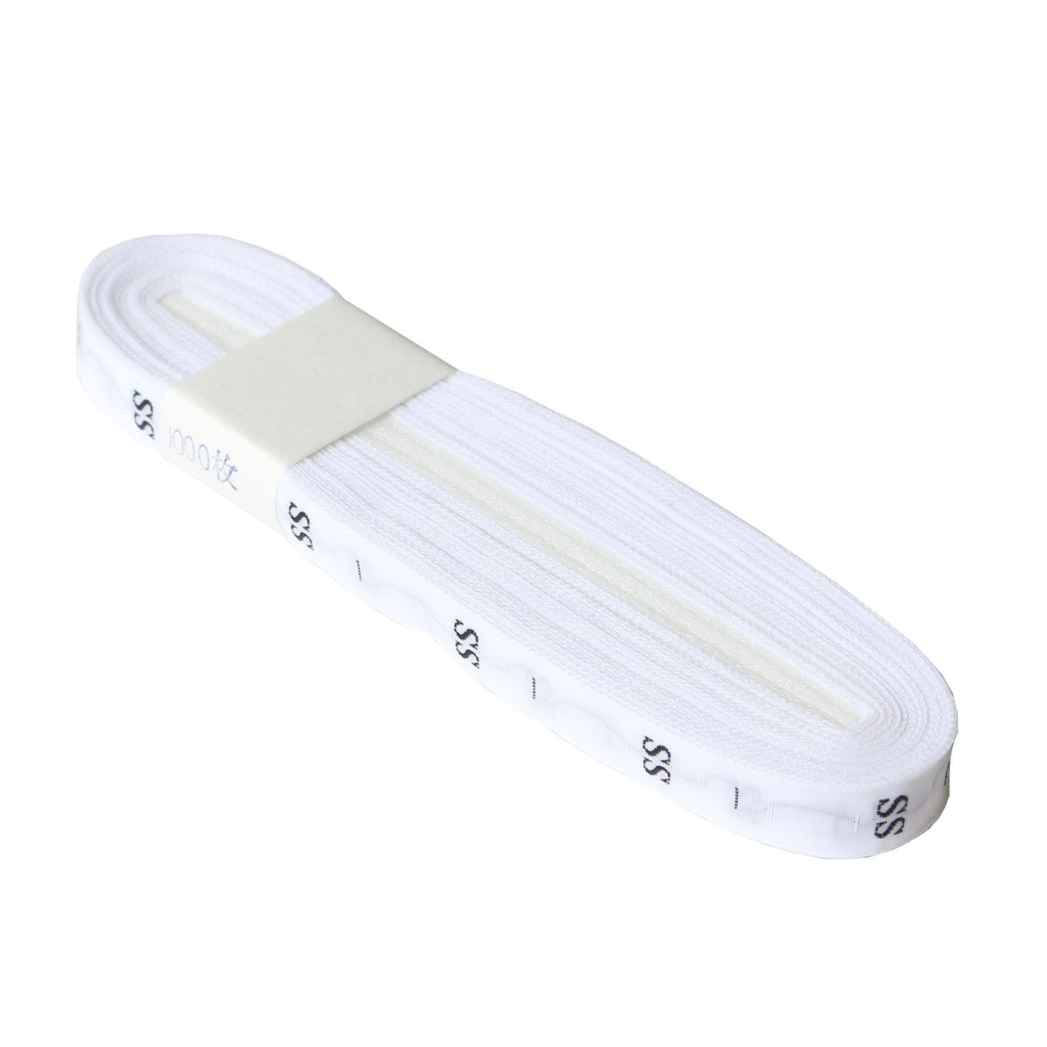日本紐釦貿易 サイズタグ SS 9mm巾 白 徳用1000枚分 TME-SS-1000 (ご注文単位1束)【直送品】