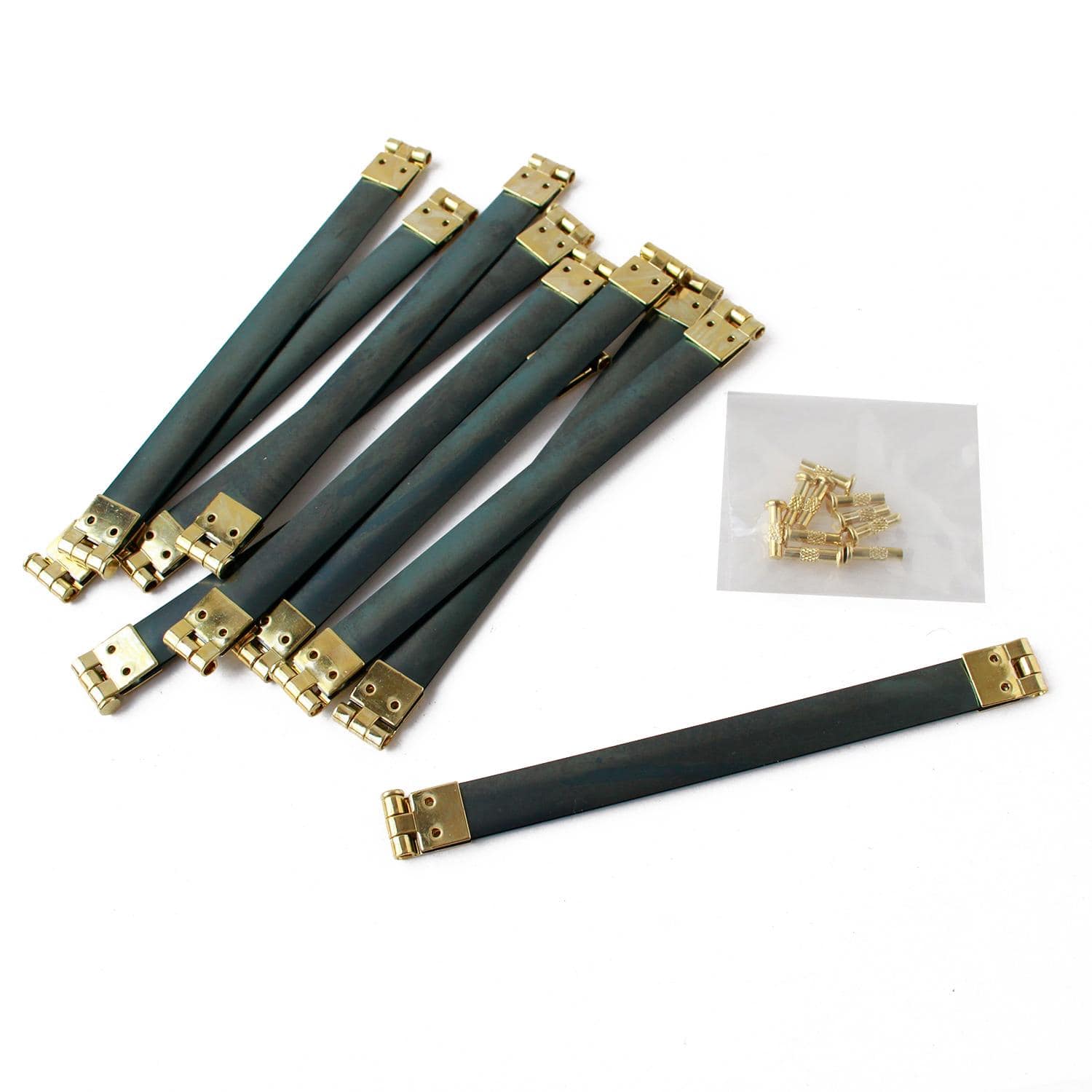 日本紐釦貿易 バネ口金 12cm 10本入 G JS8112 (ご注文単位1束)【直送品】