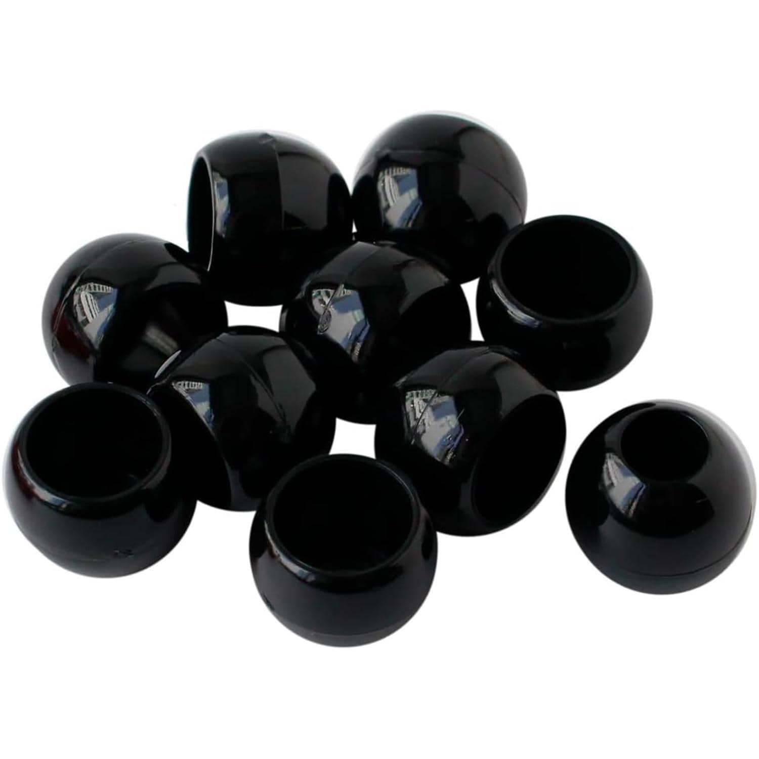 日本紐釦貿易 ループエンド 外径W13×H11mm 10個入 黒 N13-B （ご注文単位1束）【直送品】